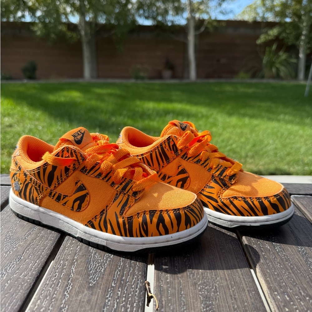 Nike Dunk Low Next Nature PS ‘Tiger Stripes’ - 2023 - Kids Size 13.5